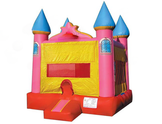 13x13 Pink Castle Bounce House