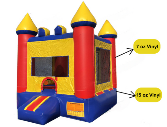 10x10 Multi-Colored Bounce House